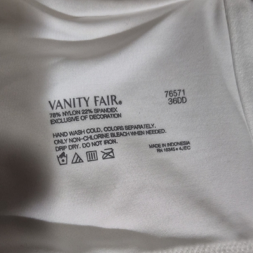 3 White Bras Vanity Fair And 1 Warners Bra - Picture 5 of 6